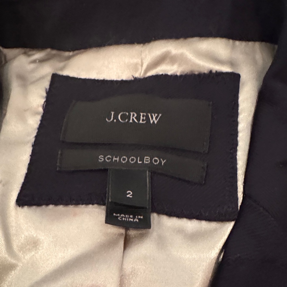 J.Crew Schoolboy Blazer in Navy